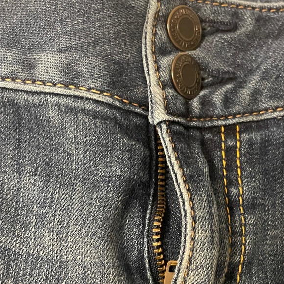 American Eagle Outfitters Women's Flare Blue Jeans - Picture 5 of 6